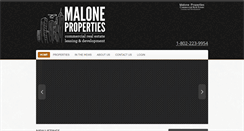 Desktop Screenshot of malone-properties.com